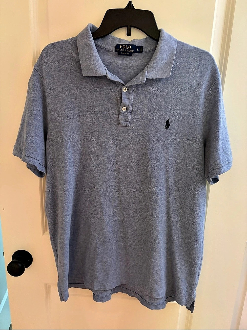 Polo Ralph Lauren Classic Fit Polo Men's Blue Polo Size Large